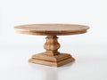 Table de jardin - Bois de teck - 120 x 120 x 75 cm - Naturel - Style classique