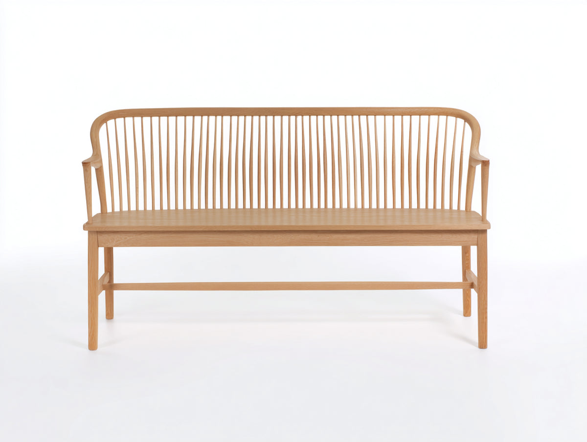 Banc de jardin - Bois - 185x55x90 cm - Bois naturel - Style scandinave