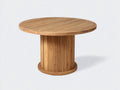 Table de jardin - Bois de teck - 116 x 116 x 75 cm - Naturel - Style épuré