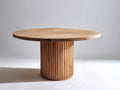 Table de jardin - Bois de teck - 115 x 115 x 75 cm - Naturel - Style minimaliste