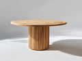 Table de jardin - Bois de teck - 118 x 118 x 75 cm - Naturel - Style contemporain