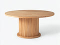 Table de jardin - Bois de teck - 122 x 122 x 75 cm - Naturel - Style moderne