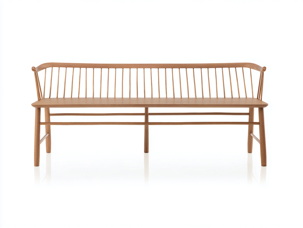 Banc de jardin - Bois - 180x52x82 cm - Bois naturel - Style scandinave