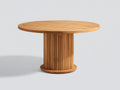 Table de jardin - Bois de teck - 120 x 120 x 75 cm - Naturel - Style contemporain